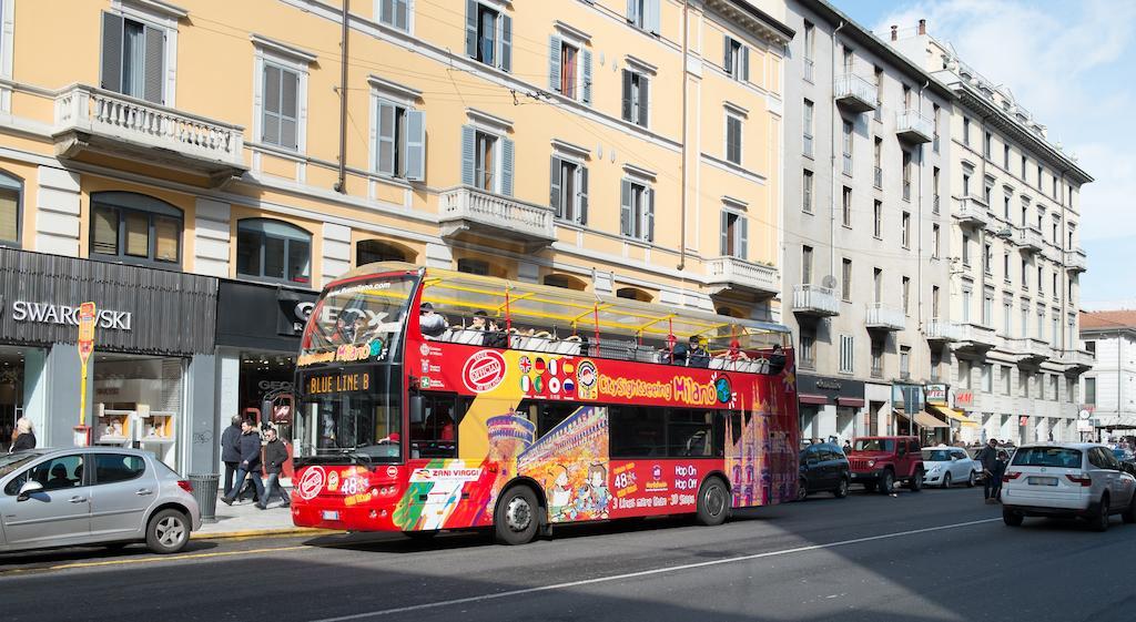 Hotel Lombardia Milaan Buitenkant foto
